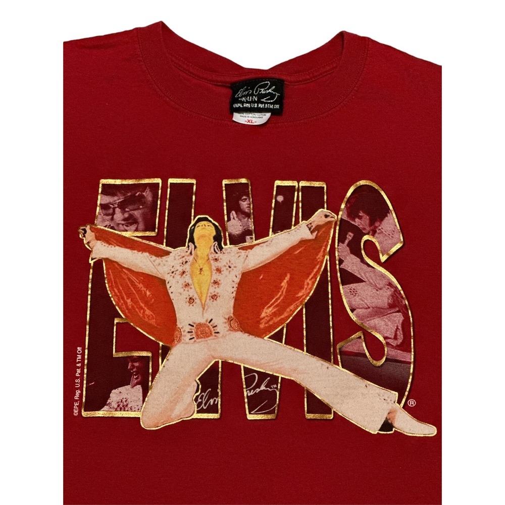 Vintage Elvis Presley By KUN TShirt Size XL 100%Cot EPE Reg. U.S. Pat. & TM. Off - Picture 2 of 9
